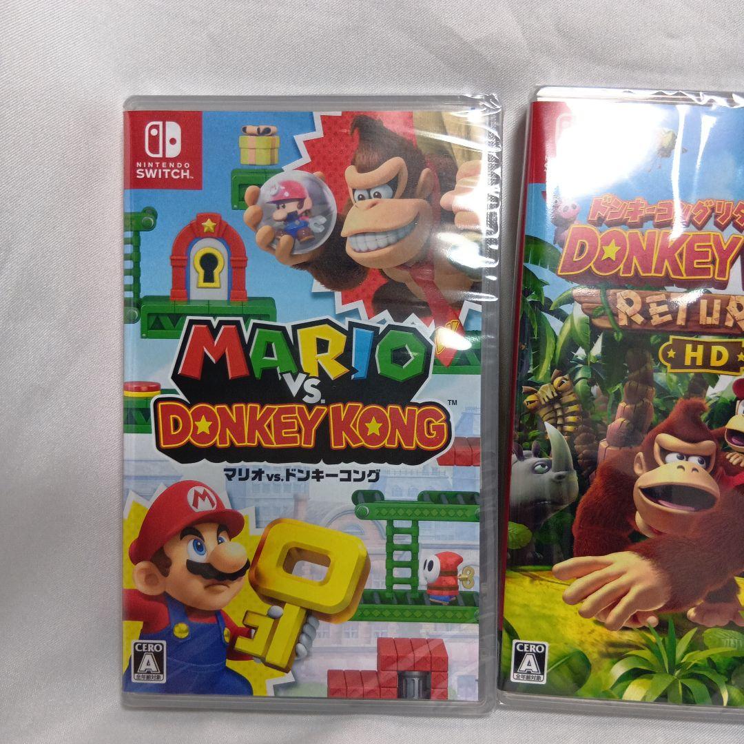 新品ドンキーコングリターンズ マリオVSドンキーコング シュリンクつき 3本