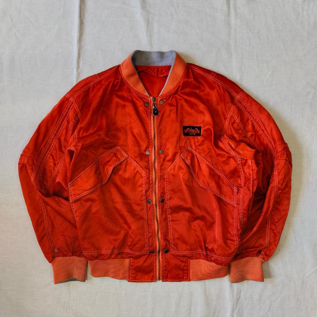 80s BONEVILLE Navy Arctic フライトジャケット MA-1