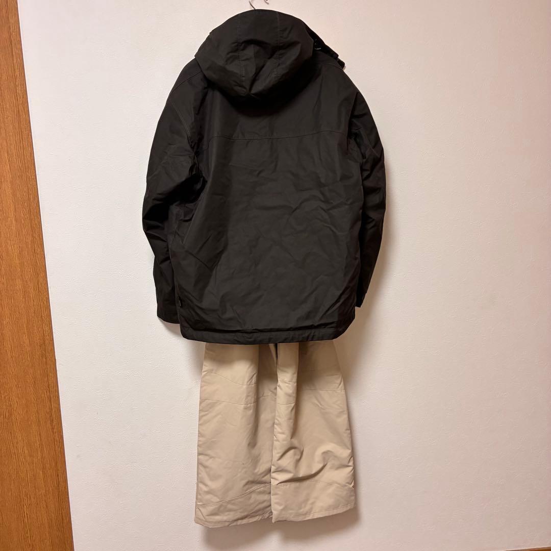 メンズ　スキー　スノボ　ウェア　大きめ　O XL 上下　黒　エレッセ　カッコいい