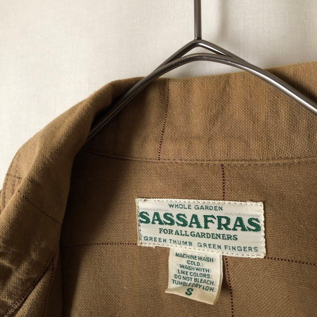 【春物】SASSAFRAS ササフラス シャツジャケット ブルゾン ワーク