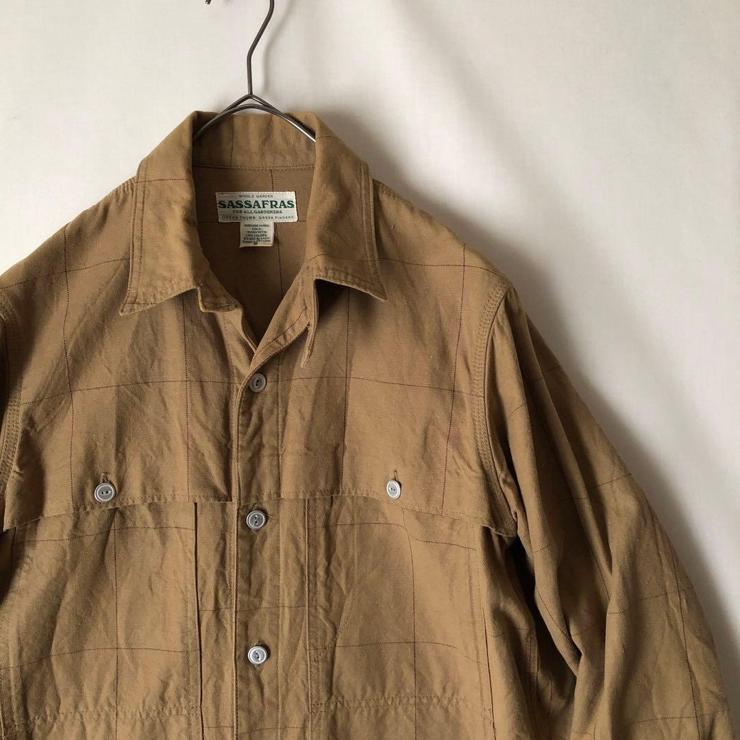 【春物】SASSAFRAS ササフラス シャツジャケット ブルゾン ワーク