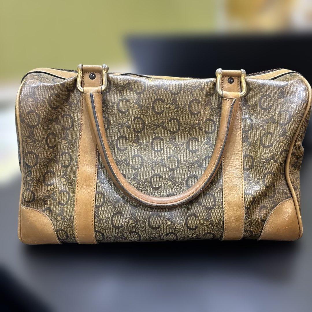 CELINE ボストンバッグ ブラウン・ベージュ