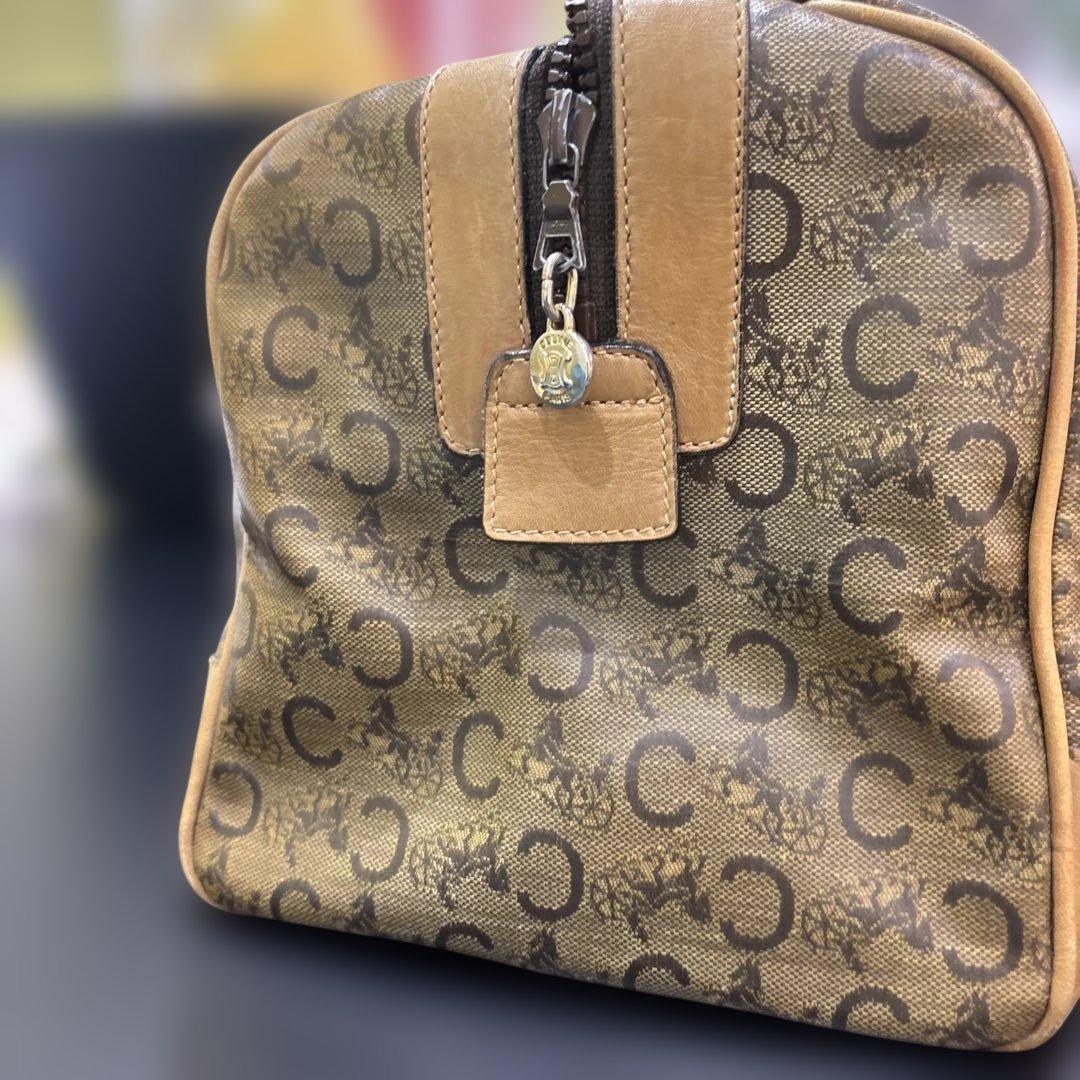 CELINE ボストンバッグ ブラウン・ベージュ