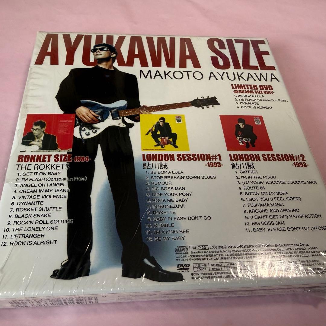 【貴重盤】AYUKAWA SIZE 3CD+1DVD 限定版　鮎川誠