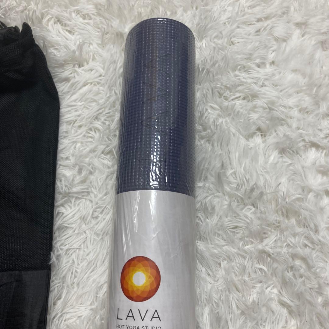 【未使用】LAVA ヨガマット ミッドナイトブルー 厚み3.5mm ホットヨガ