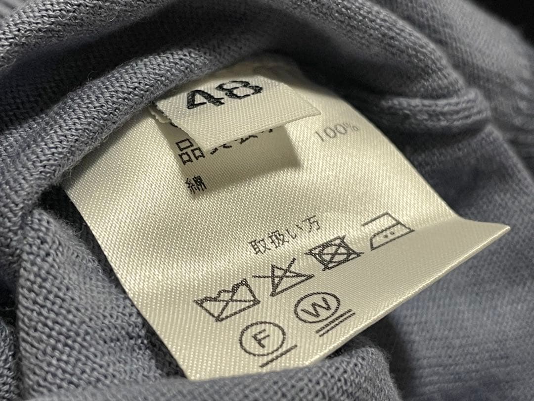 H*S様 クルチアーニCRUCIANI 半袖ニット 48 綿 Tシャツ