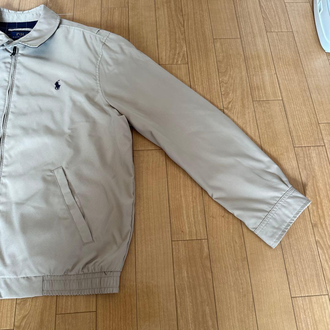 ラルフローレン　スイングトップ　ベージュ