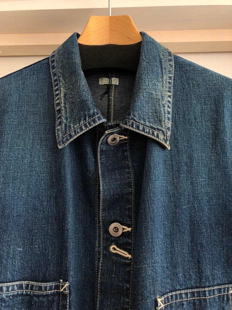 新品 A.PRESSE デニムカバーオールDenimCoverallJacket