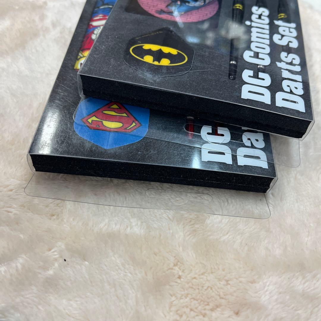 未開封☆ DC Comics バットマン/スーパーマン デザイン ダーツセット