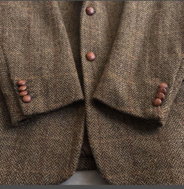 菊田74さん専用【中古】HARRIS TWEED 2XLテーラードジャケット