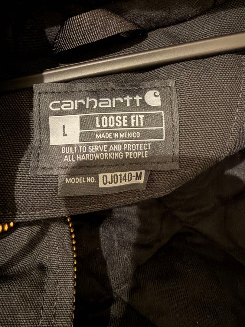 Carhartt カーハート アクティブジャケット J140 ブラック Lサイズ