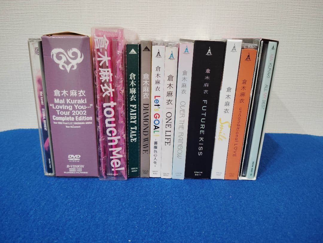 中古　倉木麻衣　Mai Kuraki 12点まとめて　CD１０点　DVD２点