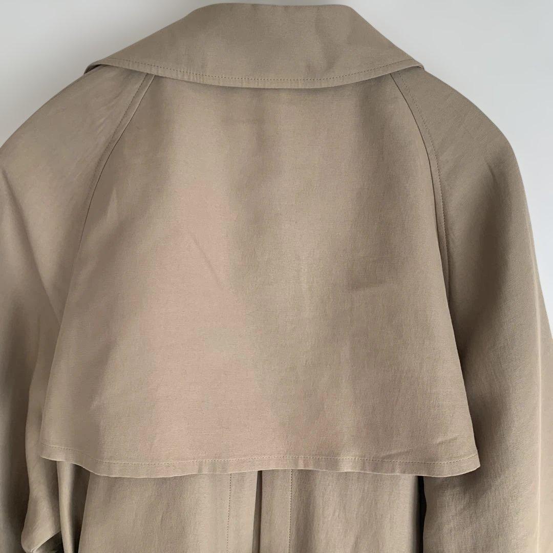 【MACKINTOSHLONDON】アセテートコットンダブルクロストレンチコート