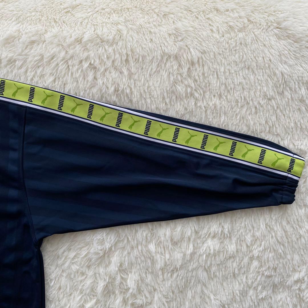 PUMA ジャージ上下セット L ネイビー/ライトグリーン プーマ✨