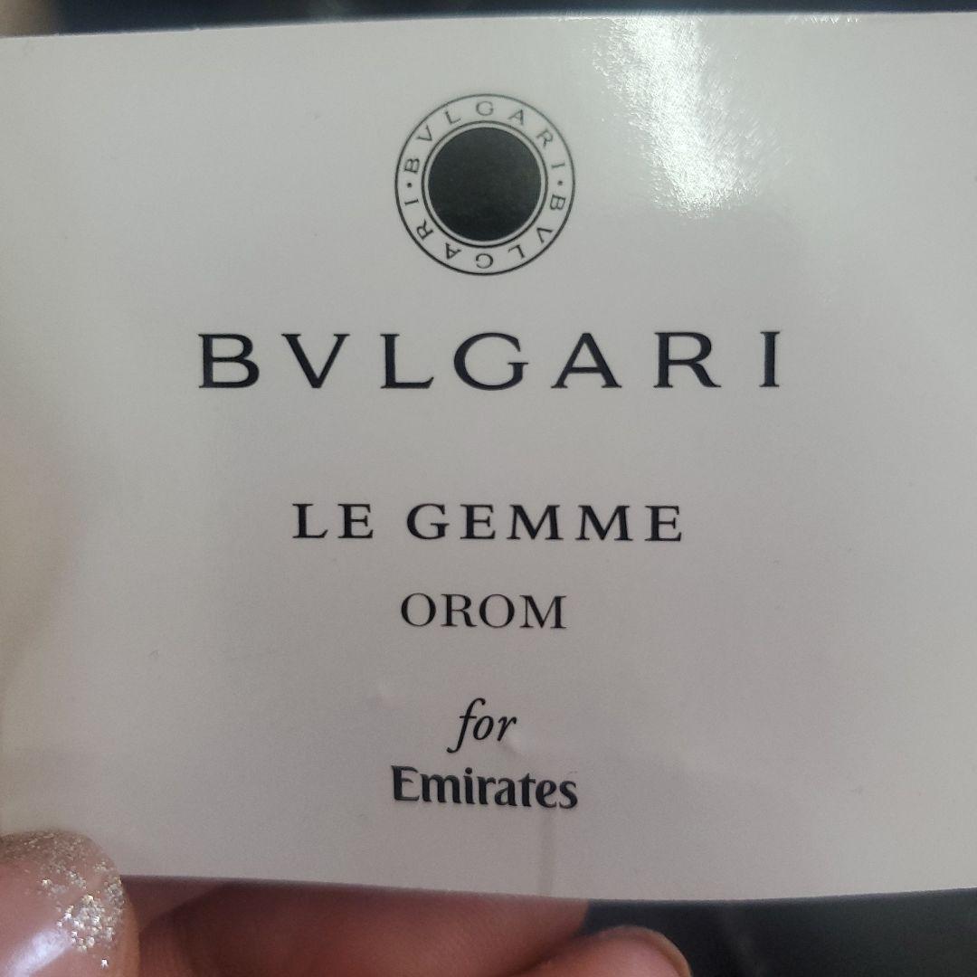 エミレーツ航空　ファーストクラス　BVLGARI アメニティセット