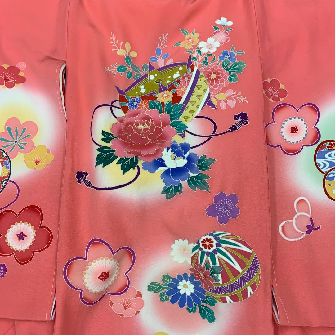 新品　最高級正絹産着京友禅手描き美術、特撰本盛金染、四季花蛍ボカシ上品古典文