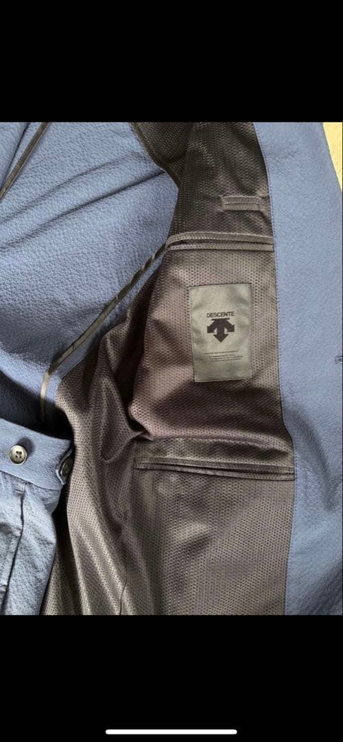 DESCENTE スーツ ネイビーブルー YA4