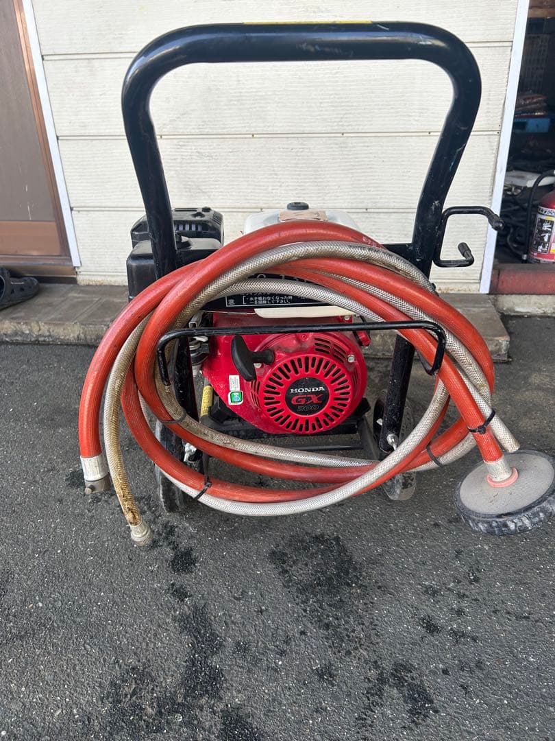 K3 ★スーパー工業 エンジン式高圧洗浄 SEC-1310-2N-TA ホース