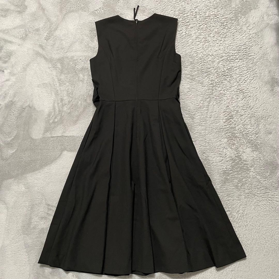 【美品】FOXEY フォクシー ワンピース　リボン 黒　サイズ38