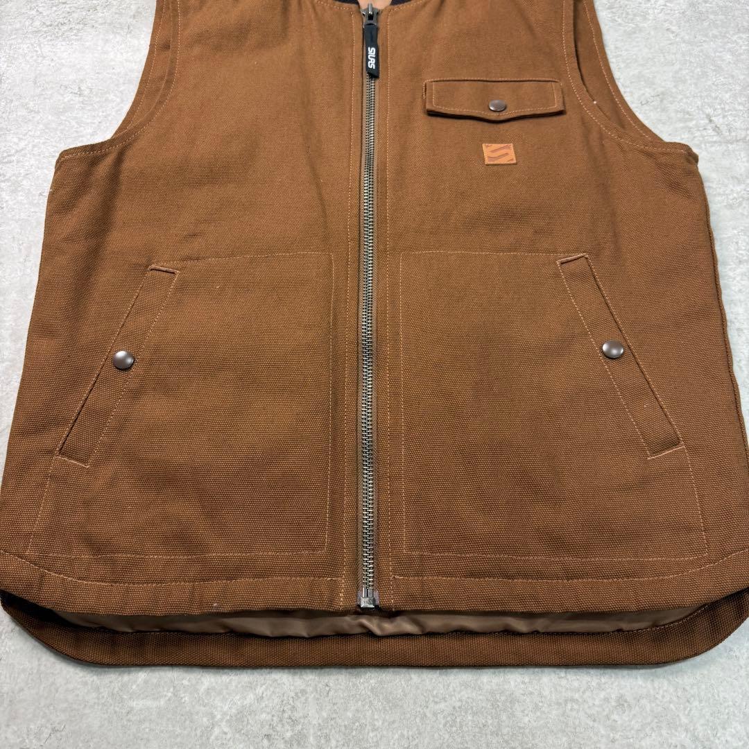 新品未使用■SILAS サイラス【M】DUCK WORK VEST ダックベスト