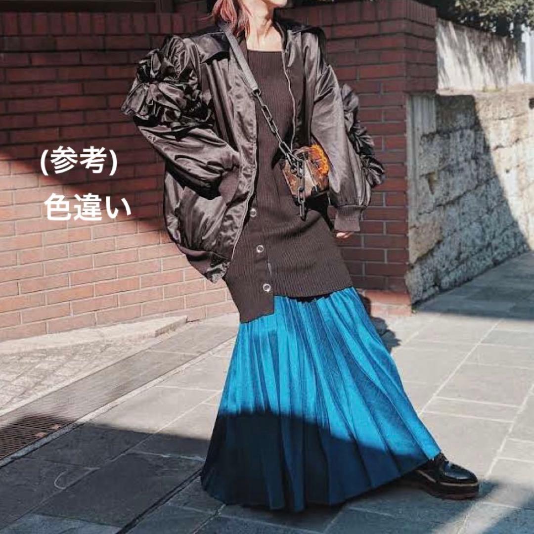 美品【UN3D.】ORIGAMI PLEAT シャンタンスカート