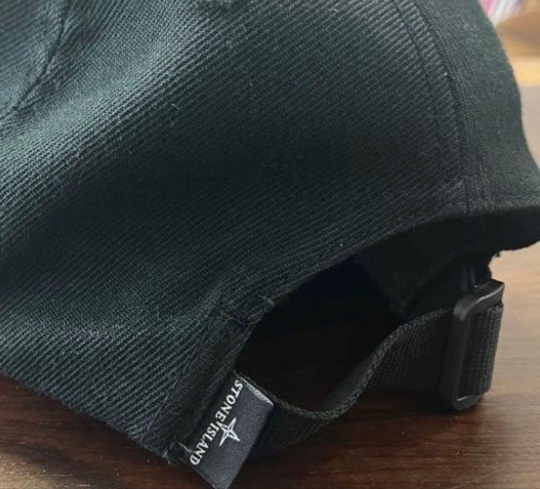 STONE  キャップ ロゴ ブラック