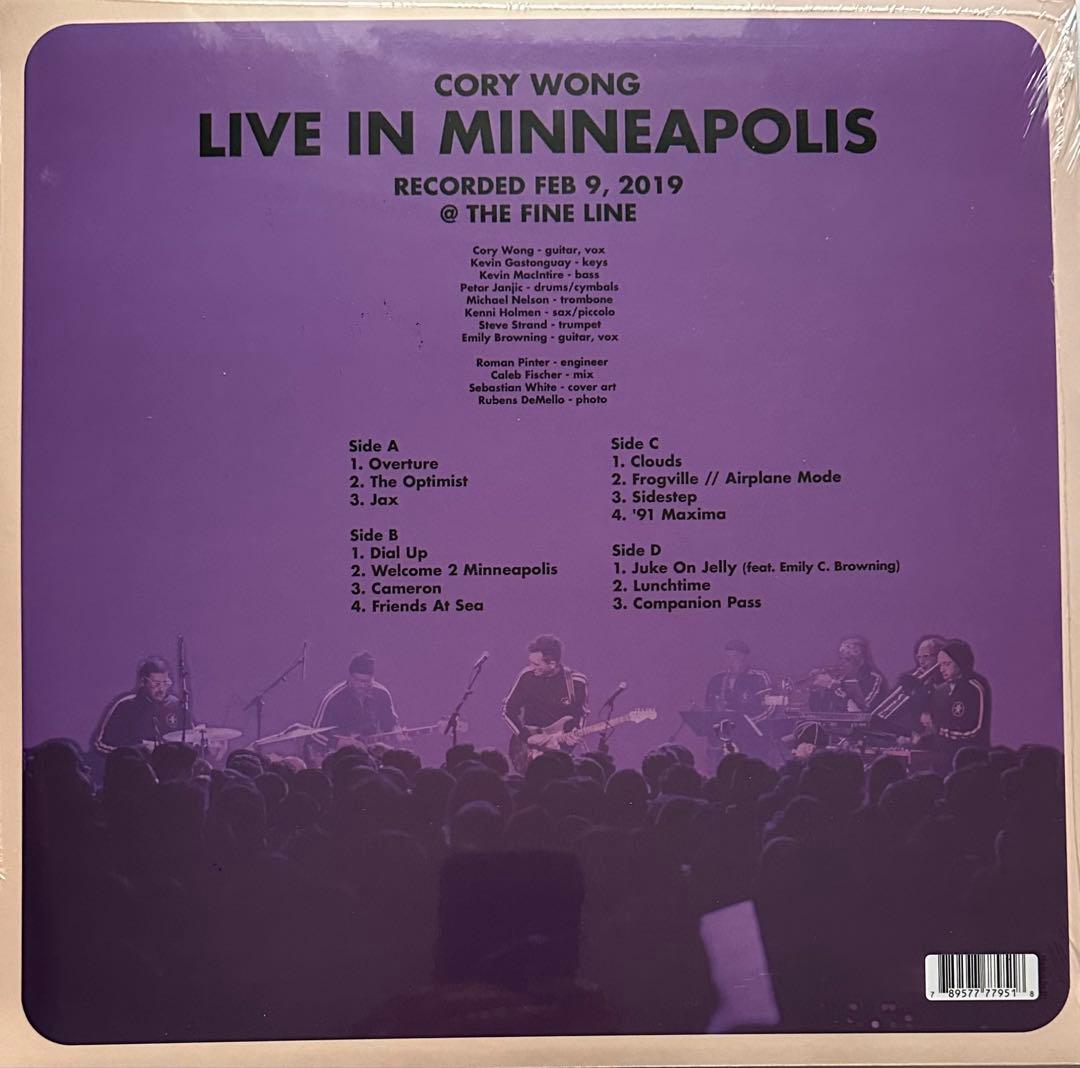 Cory Wong『Live In Minneapolis』LP セルフリリース