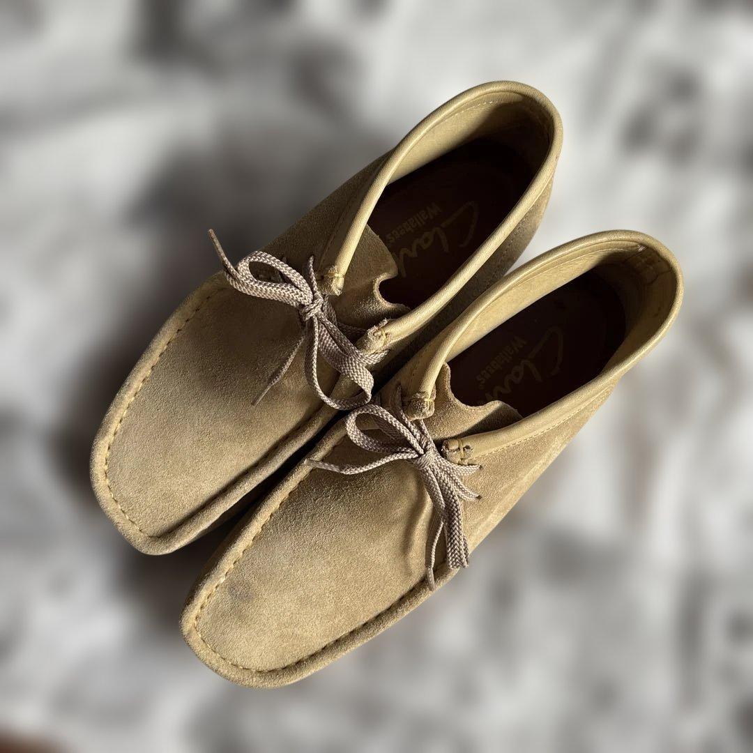 Clarks Wallabees ベージュ ワラビー