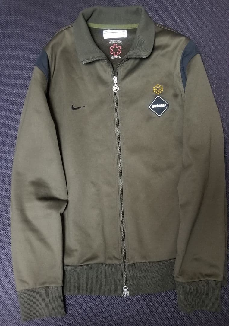 Bristol × Nike 希少 トラックジャケット カーキ×ブラック L