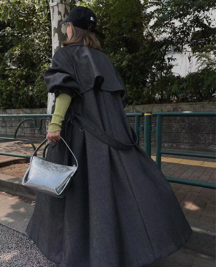 ジャケット・アウター Ameri SUPERIOR FLARE TRENCH COAT