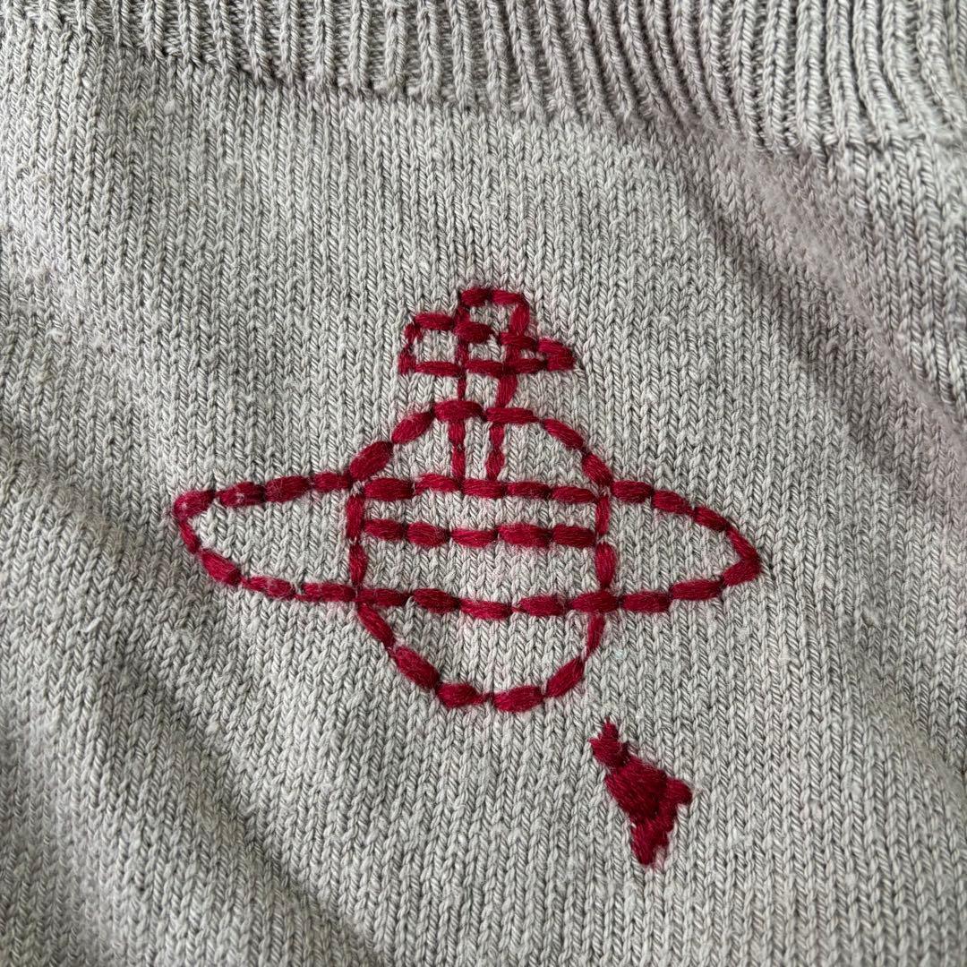 ✨大人気✨ヴィヴィアン・ウエストウッド レッドレーベル　カーディガンオーブ刺繍
