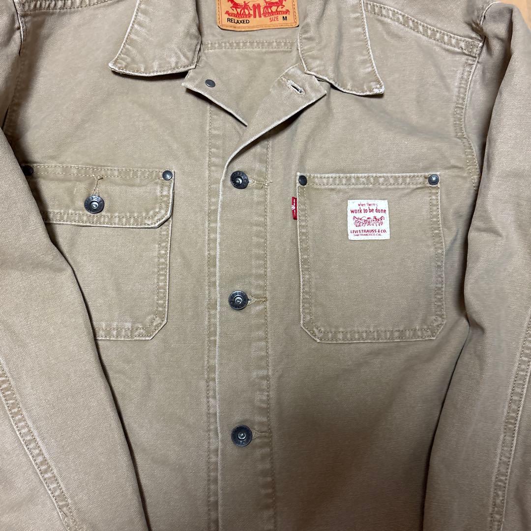 Levi's ベージュ ジャケット　カバーオール　M