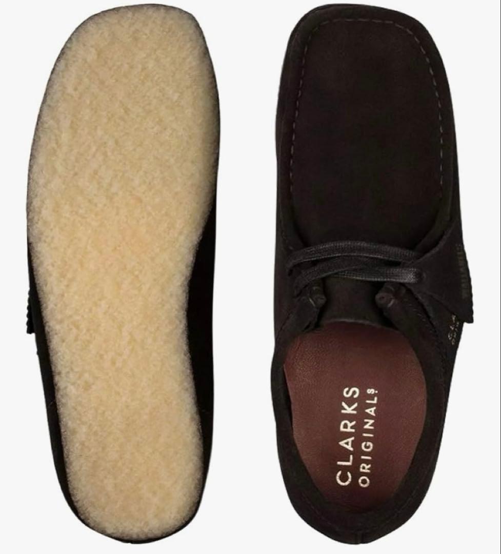 CLARKS ORIGINALS ワラビー ブラック UK6 25cm