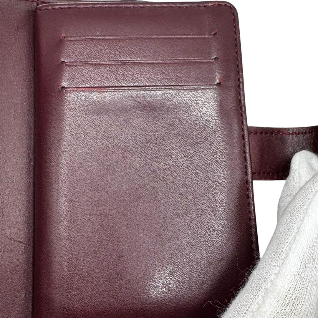 S級極美品LOUIS VUITTON ヴィエノワ ヴェルニ モノグラム 折り財布