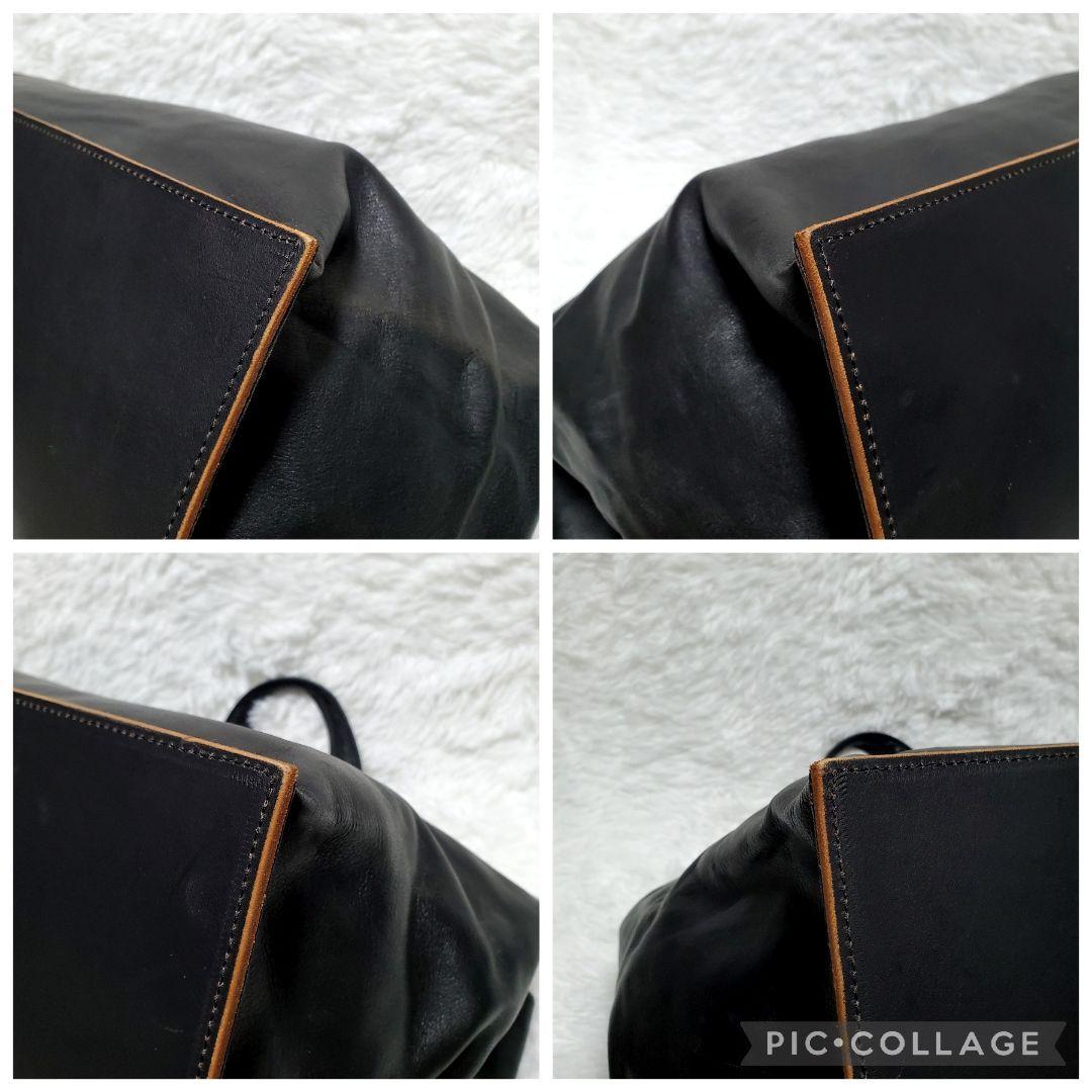 希少✨Y's　Yohji Yamamoto　大容量　ハンドバッグ　オールレザー