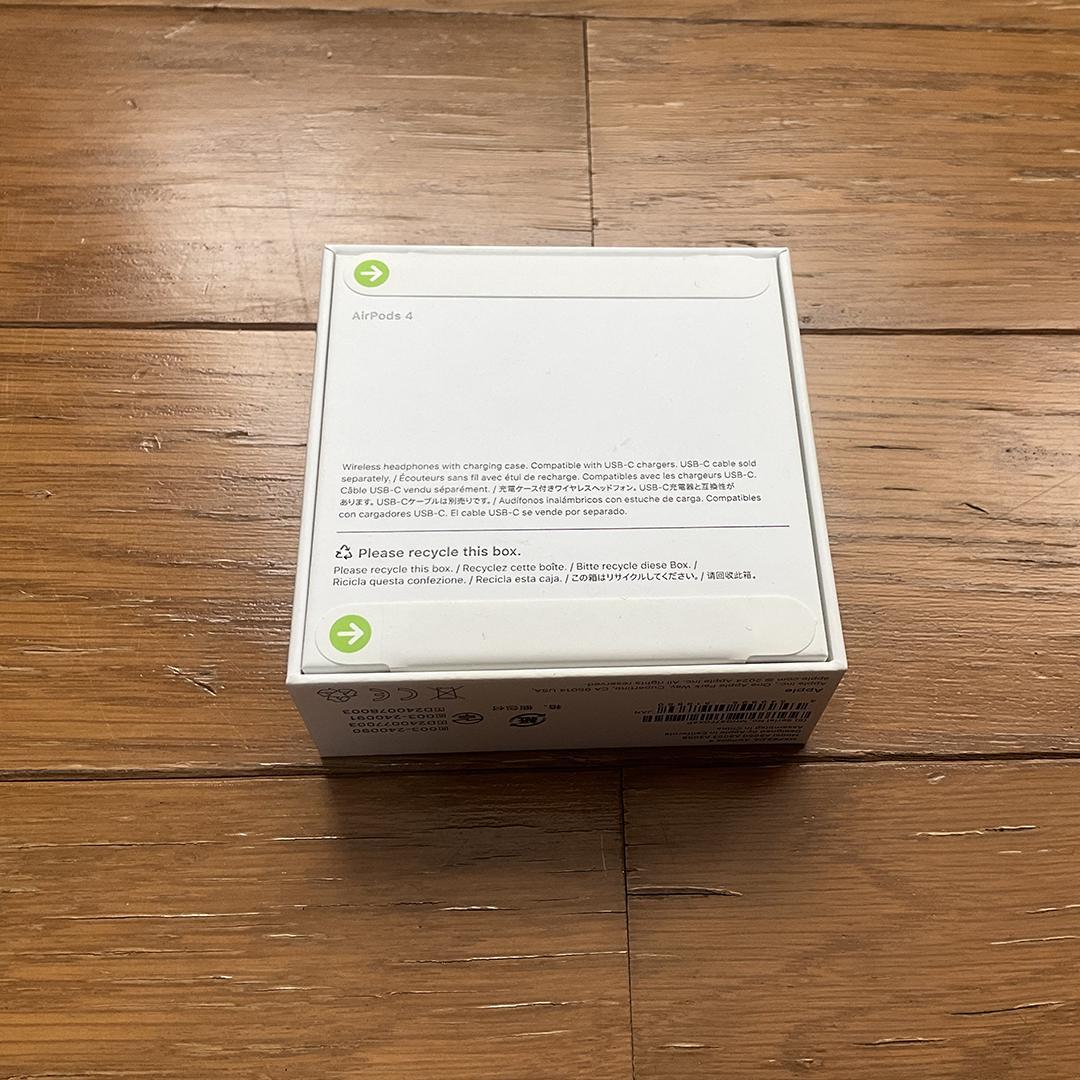新品未開封品 AirPods 4 MXP63J/A