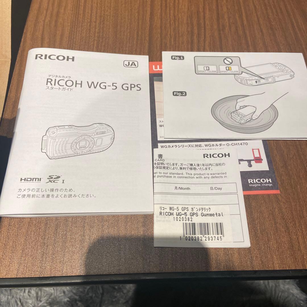 RICOH WG-5 GPS ガンメタル　新品未使用品