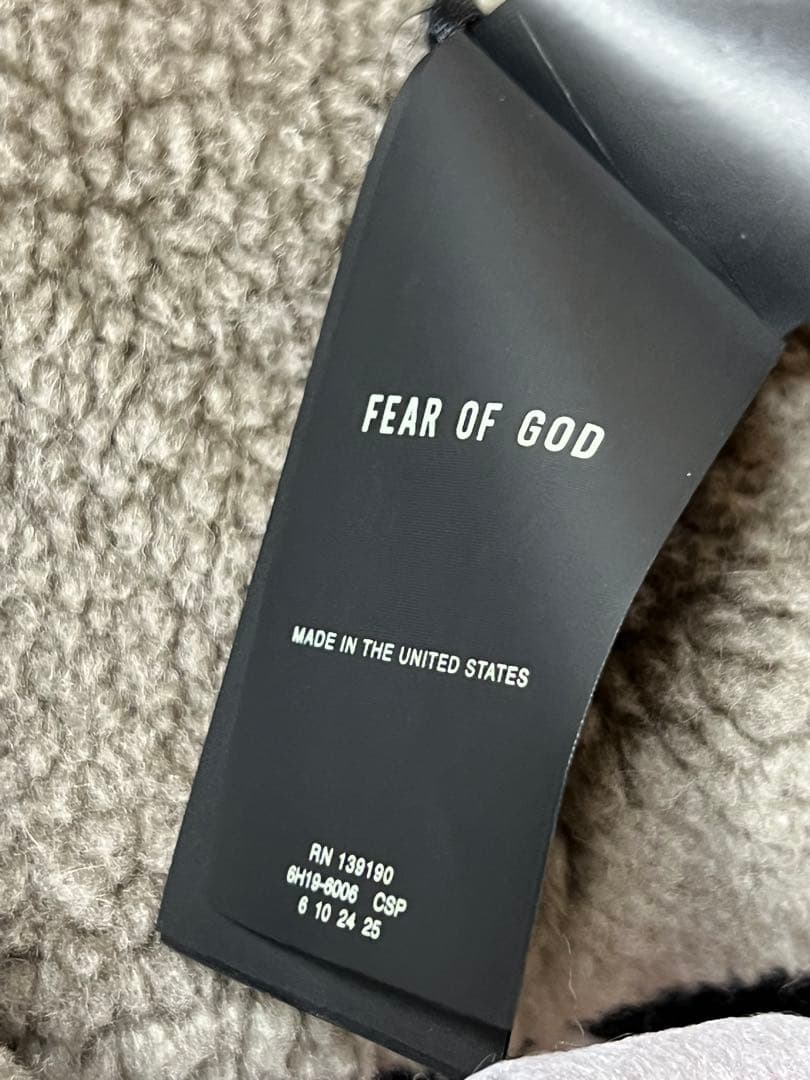 FEAR OF GOD コーデュロイシャツジャケット sixth 6th ボア
