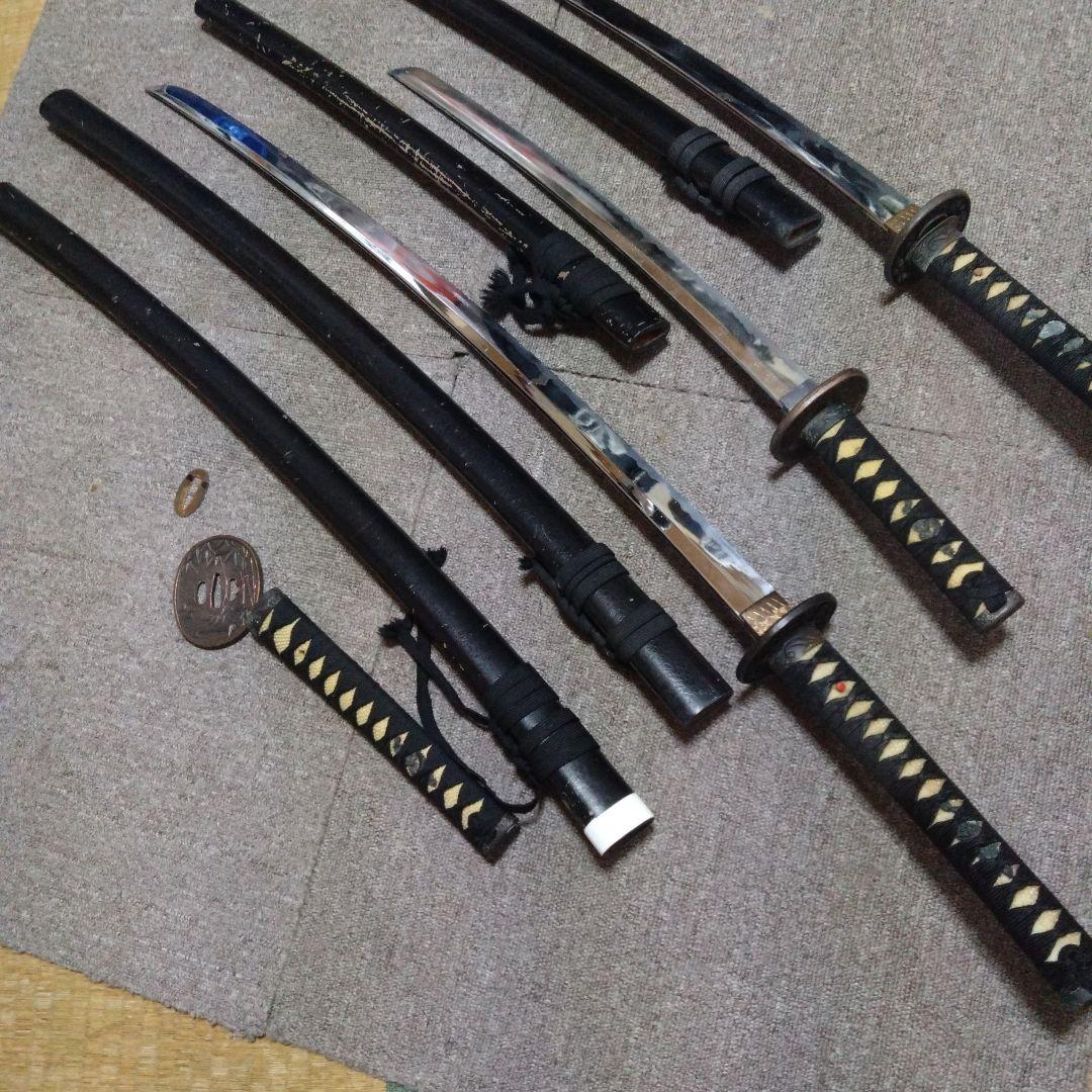 模造刀　演劇用　観賞用　日本刀 まとめて　脇差　太刀　サムライブレード　中古品