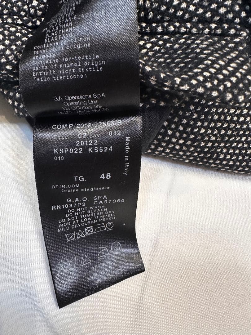 Giorgio Armani ダブルブレストスーツ 黒タグ セットアップ