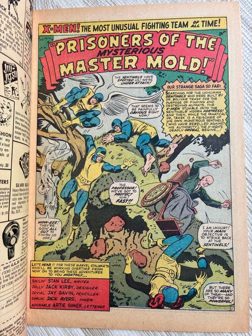 アメコミ Xmen #15 マーベル　1965年 スパイダーマン センチネル