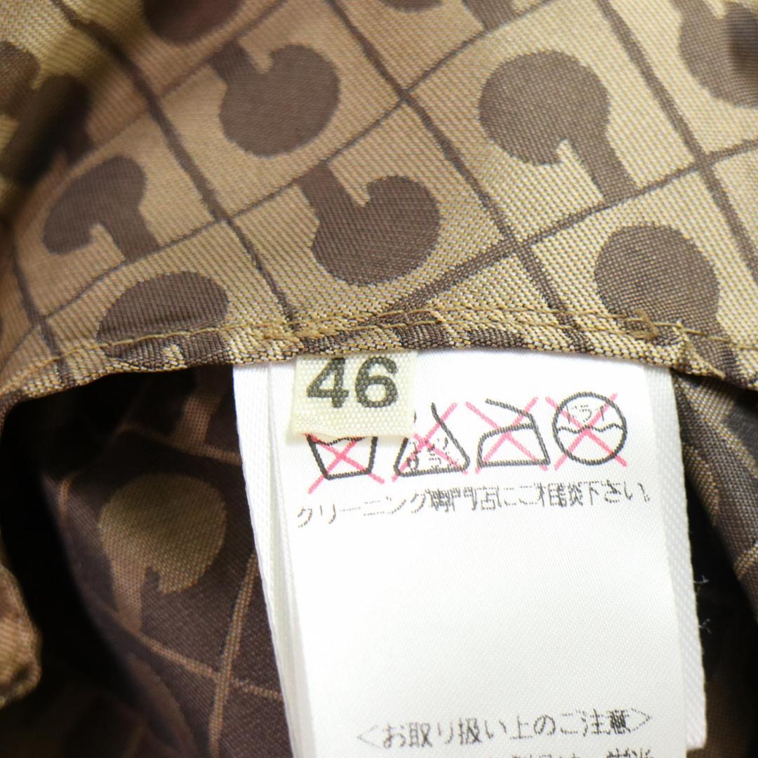 【いつき】ゲラルディーニ スプリングコート Gロゴ総柄ベルト付46 3XL