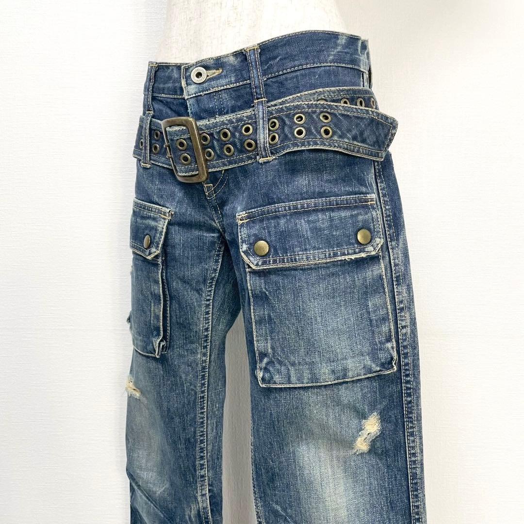 y2k❤️00s HYSTERIC GLAMOUR ローライズ フレアデニム