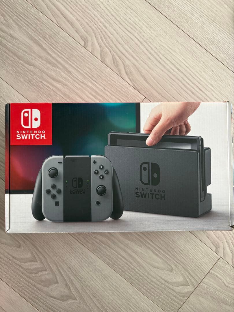 NintendoSwitch 本体 グレー(スプラトゥーン2ソフト付き)