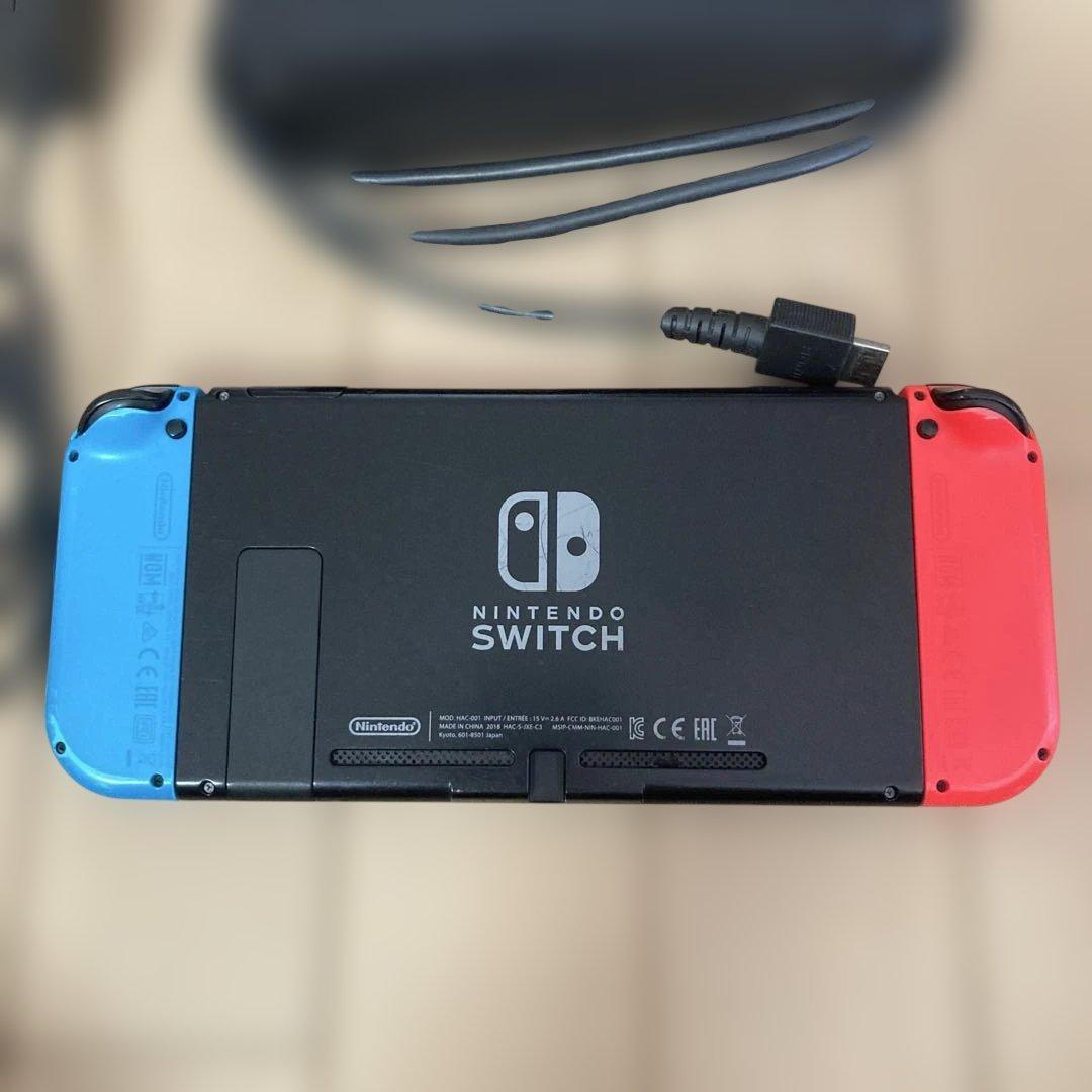 Nintendo Switch 本体 赤/青 Joy-Con付属品【不具合あり】