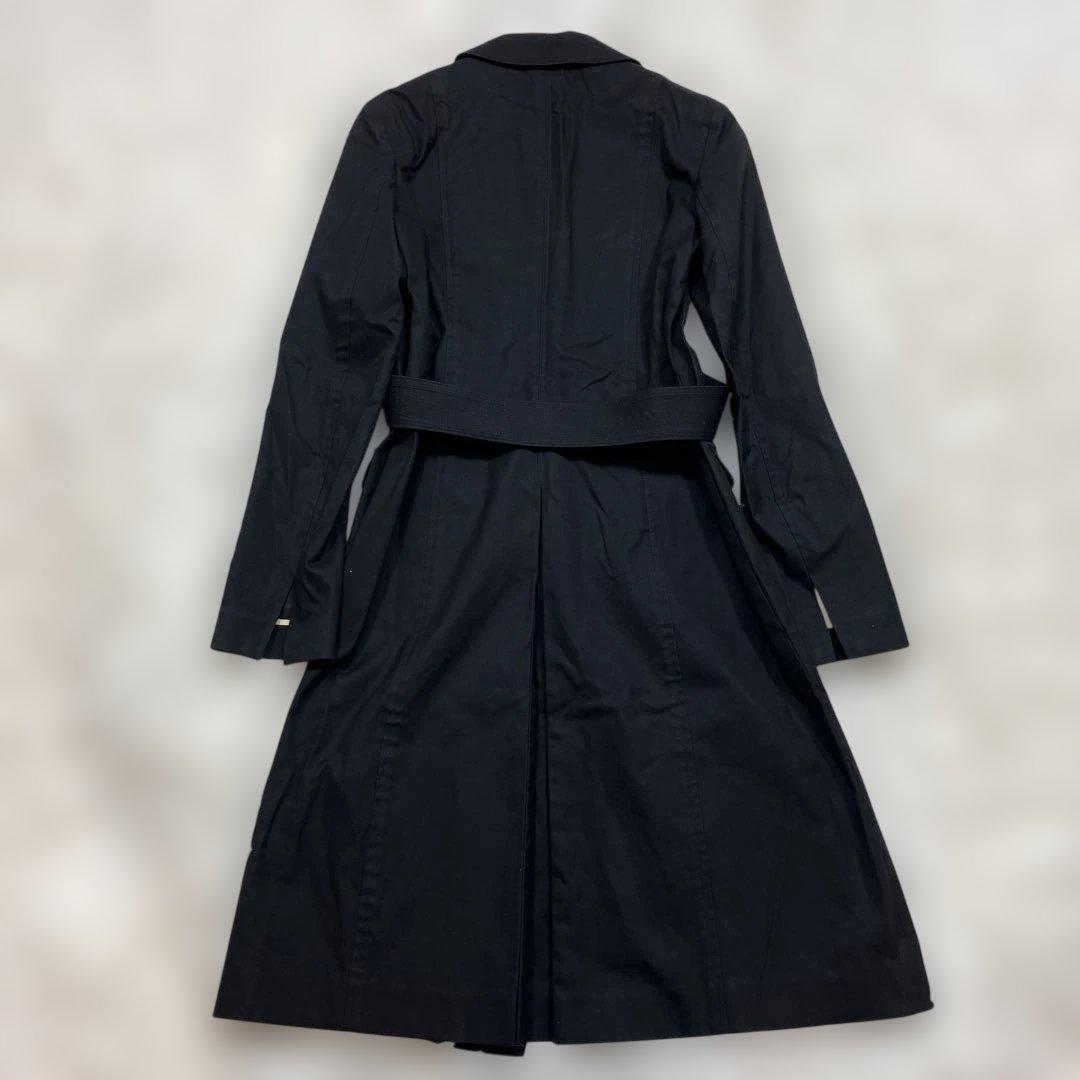 極美品 セオリー トレンチコート Aライン ブラック Mサイズ