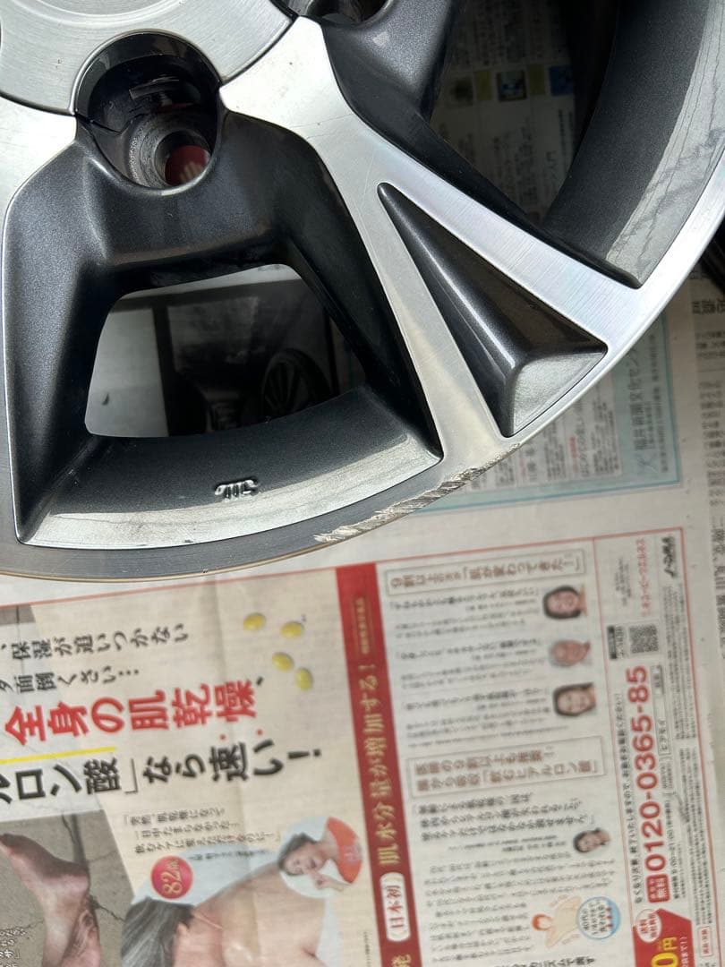 ①【送料込】4本ハイエース純正オプションホイール