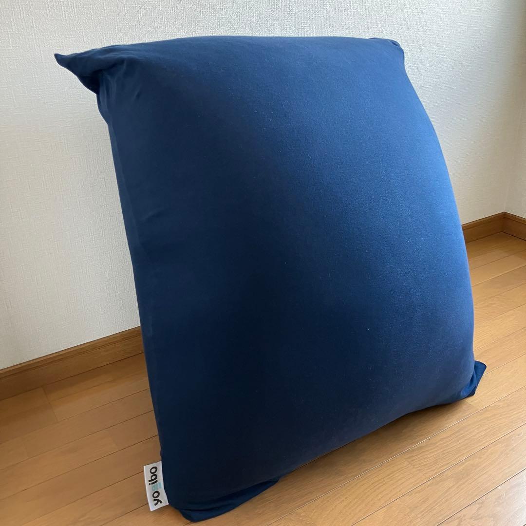 【美品】Yogibo Mini ネイビーブルー
