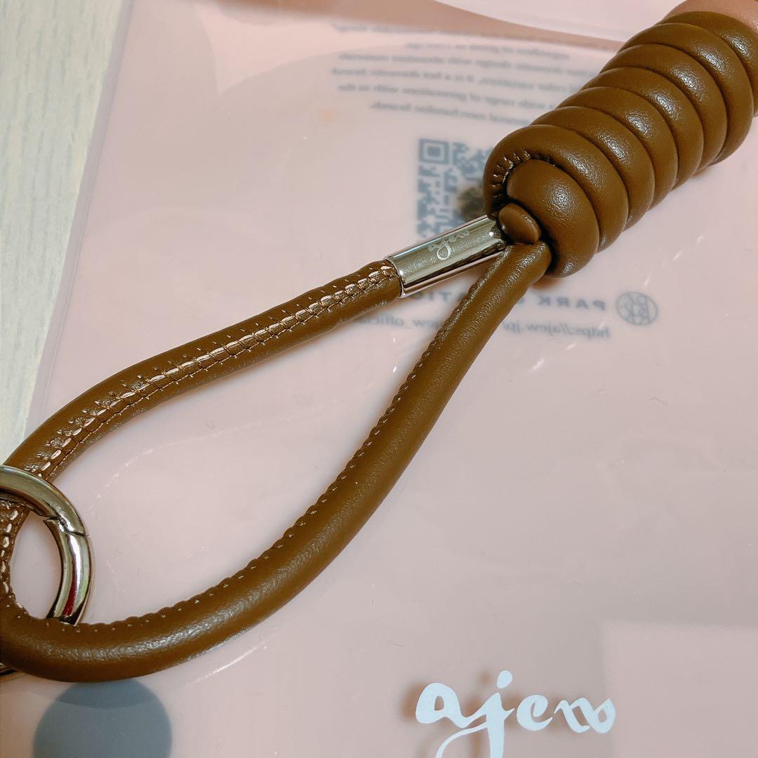 ajew エジュー コイルストラップ ハンドストラップ バイカラー 完売品