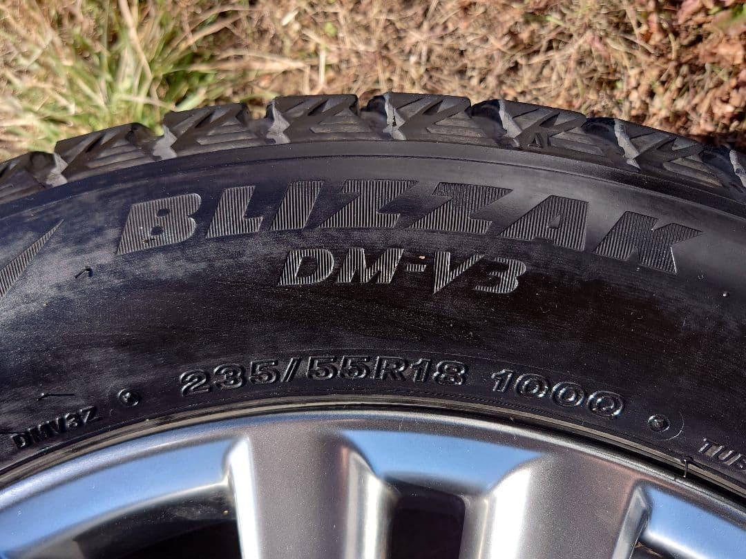 ハリアー60系 235/55R18 スタッドレス純正ホイールセット【引取歓迎】